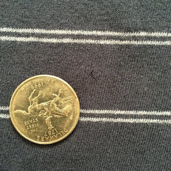 🍇5 for 50🍇 Marine Layer Navy Blue Striped Short Sleeve Tee - Picture 9 of 9